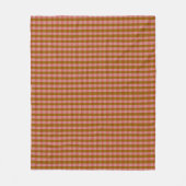 Couverture Polaire Rustique Automne Plaid Motif géométrique (Devant)
