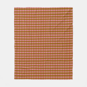 Couverture Polaire Rustique Automne Plaid Motif géométrique 
