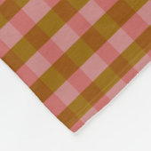 Couverture Polaire Rustique Automne Plaid Motif géométrique  (Coin)