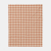 Couverture Polaire Rustique chaud Automne Brown Cosy Motif de tableau (Devant)