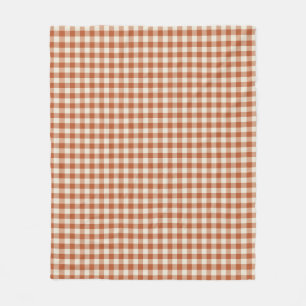 Couverture Polaire Rustique chaud Automne Brown Cosy Motif de tableau