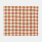 Couverture Polaire Rustique chaud Automne Brown Cosy Motif de tableau (Devant (Horizontal))