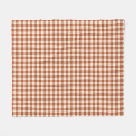 Couverture Polaire Rustique chaud Automne Brown Cosy Motif de tableau (Devant (Horizontal))