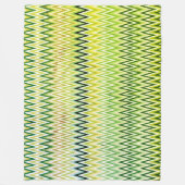 Couverture Polaire Rustique Chevron Zigzag Motif (Devant)