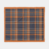 Couverture Polaire Rustique Noël plaid Blanche polaire (Devant (Horizontal))