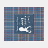Couverture Polaire Rustique Plaid Tartan Thompson Personnalisé (Devant (Horizontal))