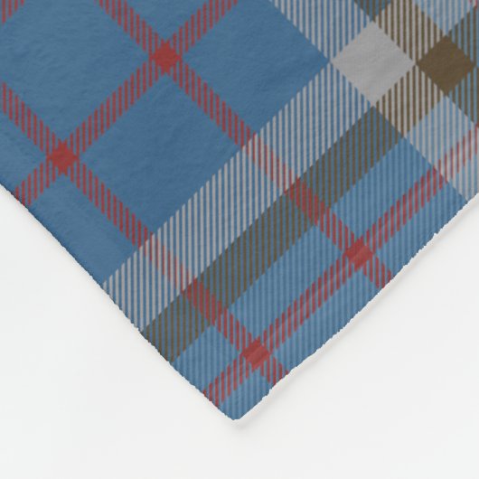 Couverture Polaire Rustique Plaid Tartan Thompson Personnalisé (Coin)