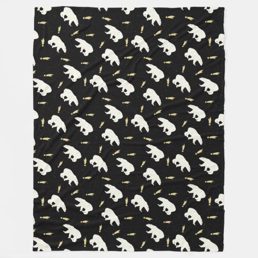 Couverture Polaire Rustique Polar Bear Tir Star Motif (Devant)
