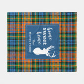 Couverture Polaire Rustique Tartan Clan Murray Plaid (Devant (Horizontal))