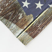 Couverture Polaire Rustique Texas Lone Star Texas Long Horn (Coin)