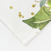 Couverture Polaire Rustique Tropical Jungle Safari mignon Leopard (Coin)