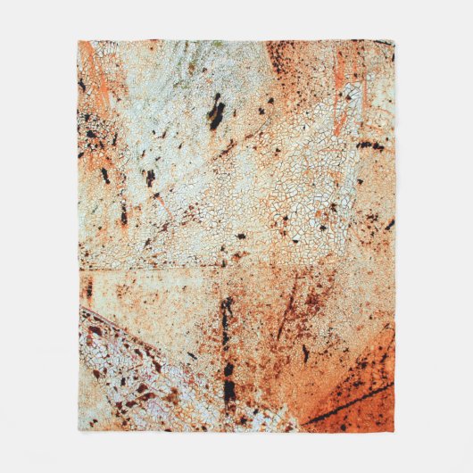 Couverture Polaire Rusty metal surfaceabstract, aging, home decor, bu (Devant)