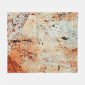 Couverture Polaire Rusty metal surfaceabstract, aging, home decor, bu (Devant (Horizontal))