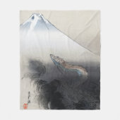 Couverture Polaire Ryu Shoten : Dragon éblouissant sur Fuji, Japon (Devant)