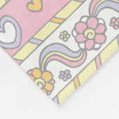 Couverture Polaire S monogramme nom personnalisé signifiant Savannah (Coin)