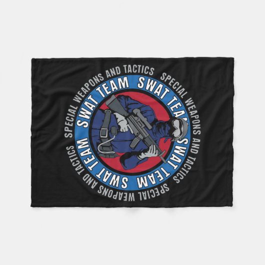 Couverture Polaire S.W.A.T. Équipe (Devant (Horizontal))