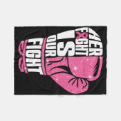 Couverture Polaire Sa Lutte Est Notre Boîte De Sensibilisation Au Can (Devant (Horizontal))