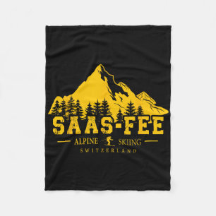Couverture Polaire Saas-fee Suisse Station de ski Ski alpin Suisse