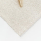 Couverture Polaire Sable et Starfish couleur neutre naturelle (Coin)