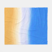 Couverture Polaire Sable et Surf (Devant (Horizontal))