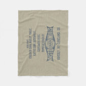 Couverture Polaire Sac à alimentation/COUVERTURE sac à grain (Devant)