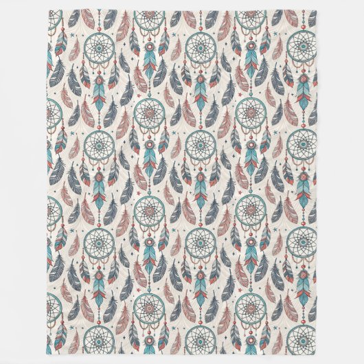 Couverture Polaire Sacré-attrapeur tribal intemporel de textiles auto (Devant)