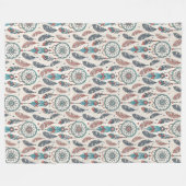 Couverture Polaire Sacré-attrapeur tribal intemporel de textiles auto (Devant (Horizontal))