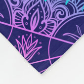 Couverture Polaire Sacred Geometry Symbols in Mandala seamless patter (Coin)