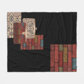 Couverture Polaire Sacs à imprimer ornementale en briques Abstraites  (Devant (Horizontal))