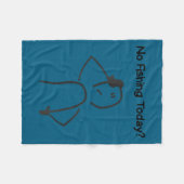 Couverture Polaire Sad Stick Figure Fisherman No Fishing Today Father (Devant (Horizontal))