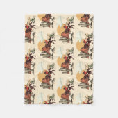 Couverture Polaire Saddup First Rodeo Cowboy Retro Woodcut (Devant)