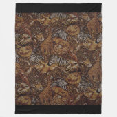 COUVERTURE POLAIRE SAFARI JUNGLE (Devant)