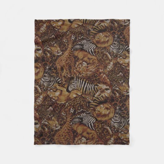 COUVERTURE POLAIRE SAFARI JUNGLE (Devant)