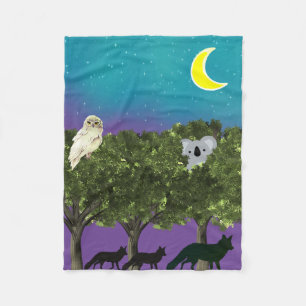 Couverture Polaire Safari Night Fleece Blanket