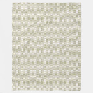 Couverture Polaire Sage Green Geometric Pattern Fleece Blanket