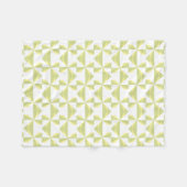 Couverture Polaire Sage Pinwheels (Devant (Horizontal))