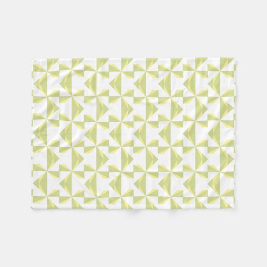 Couverture Polaire Sage Pinwheels (Devant (Horizontal))