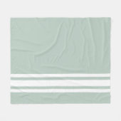 Couverture Polaire Sage Style Français Tige Tige Jetée Blanche (Devant (Horizontal))