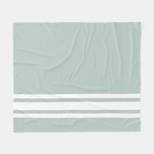 Couverture Polaire Sage Style Français Tige Tige Jetée Blanche (Devant (Horizontal))