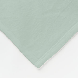 Couverture Polaire Sage Style Français Tige Tige Jetée Blanche