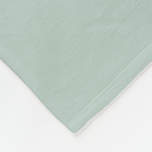 Couverture Polaire Sage Style Français Tige Tige Jetée Blanche (Coin)