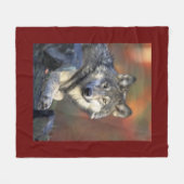 Couverture Polaire Sagesse de loup (Devant (Horizontal))