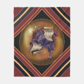 Couverture Polaire Sagesse d'une Licorne (Devant)