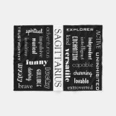 Couverture Polaire Sagittaire Astrologique (Devant (Horizontal))