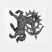 Couverture Polaire Sagittaire — L'Archer par BurnsInHell (Devant (Horizontal))