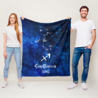 Sagittaire Zodiac Constellation Galaxie Monogramme