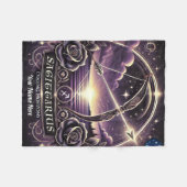 Couverture Polaire Sagittarius "Chasing Horizons" Blanket en polaire (Devant (Horizontal))