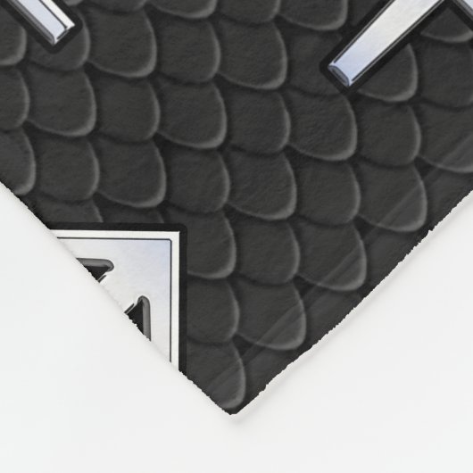 Couverture Polaire Sagittarius moderne Zodiac Sign on Snake Skin (Coin)