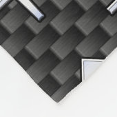 Couverture Polaire Sagittarius SIGNE Zodiaque Style fibre de carbone (Coin)