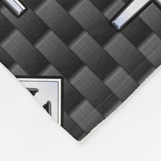 Couverture Polaire Sagittarius SIGNE Zodiaque Style fibre de carbone (Coin)